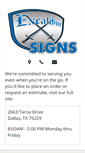 Mobile Screenshot of excalibur-signs.com